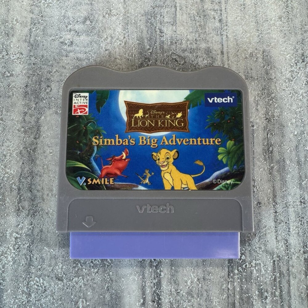 VTECH Lion King Simbas Big Adventure Game Disney Interactive Cartridge Only